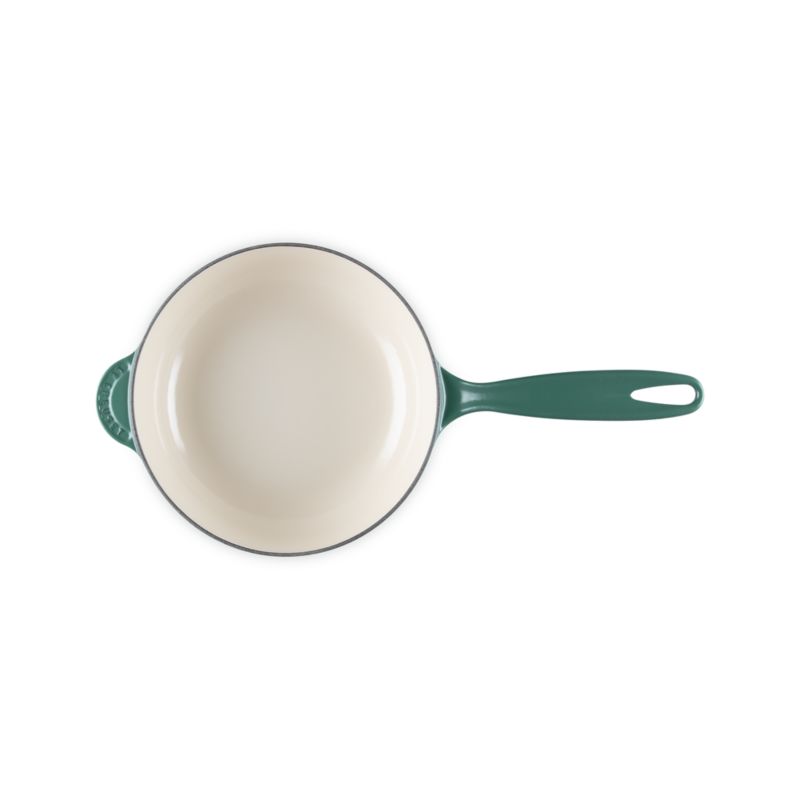 Le Creuset ® Traditional Holly Artichaut 2.25-Qt.Round Saucier with Gold Knob