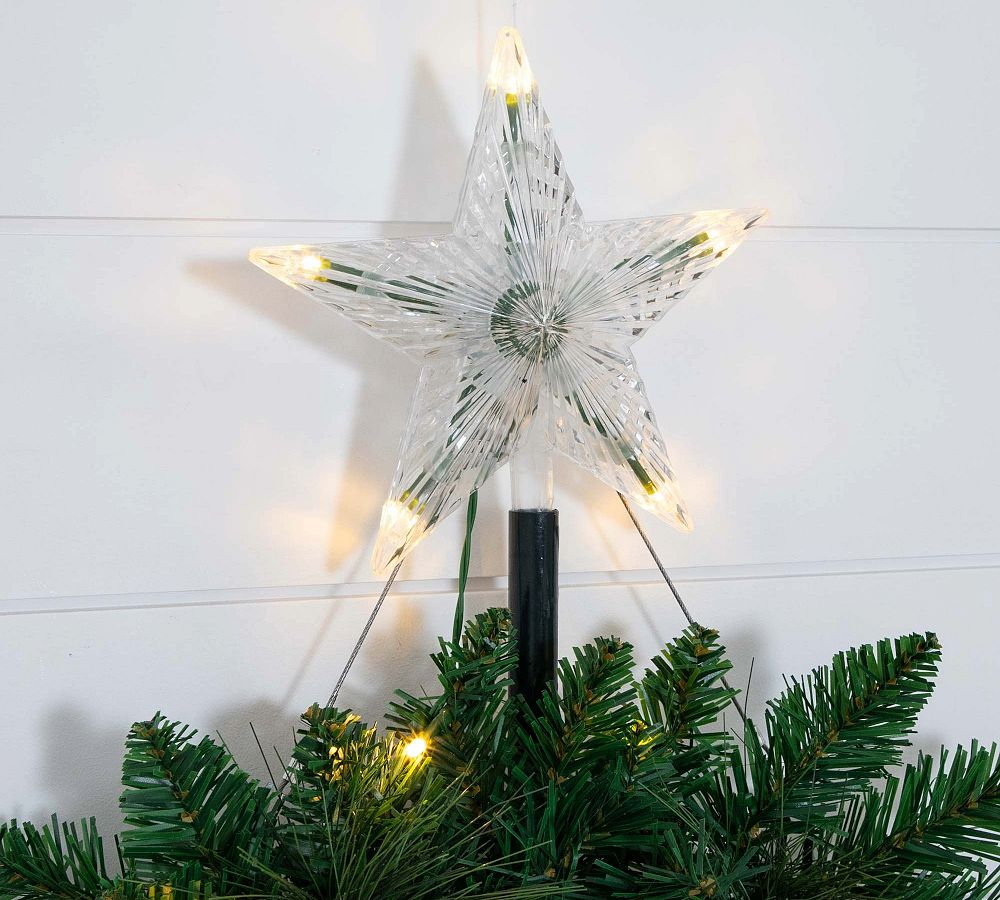 Faux Lit Wall Hanging Christmas Tree