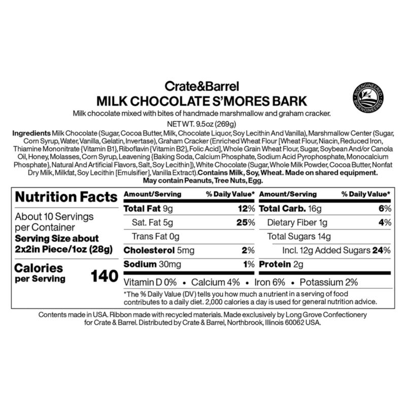 Milk Chocolate S'mores Bark with Gift Box