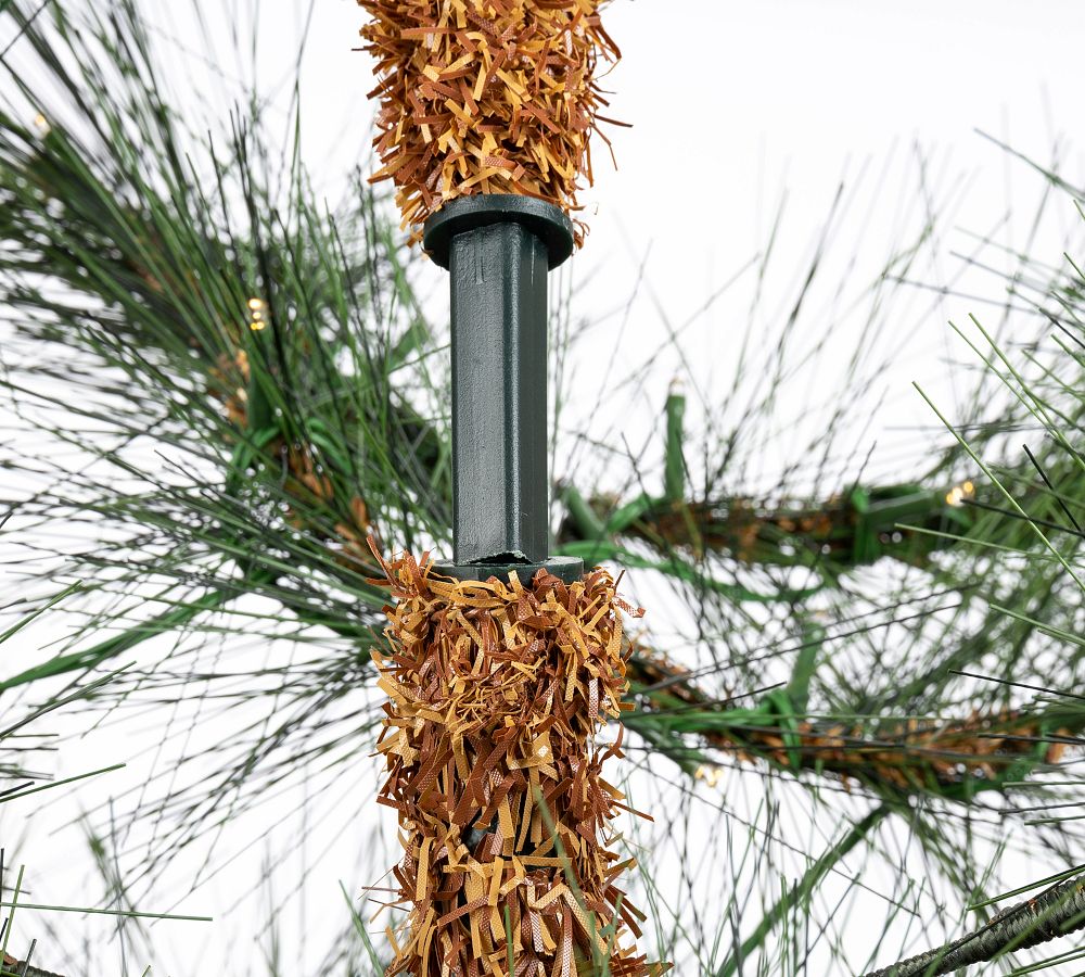 Faux Lit Needle Pine Tree