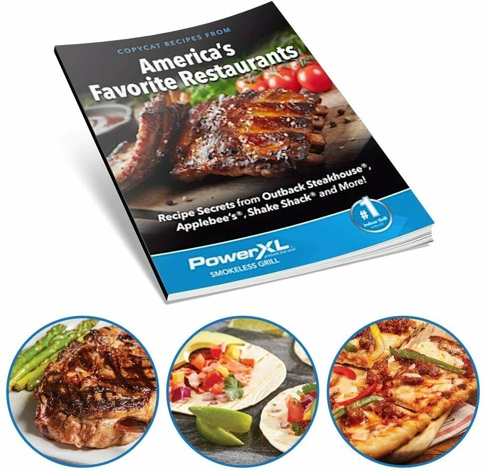 PowerXL Smokeless Grill Pro, Temprd Glass Lid and Turbo Speed Smoke Extractor