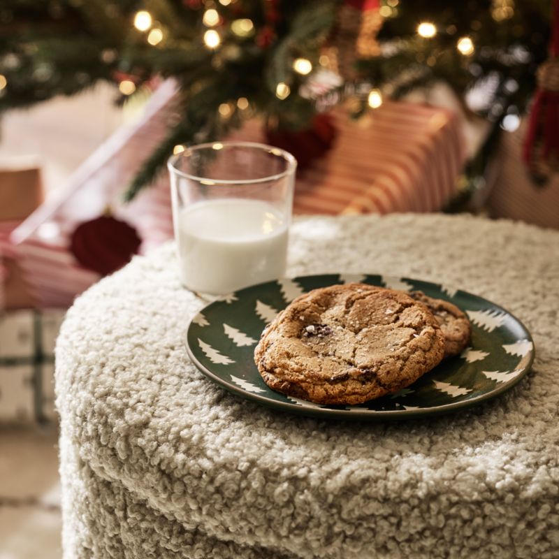 Green Trees Stoneware Salad Plate