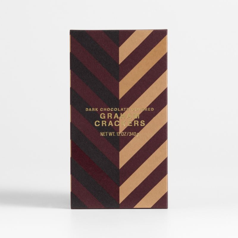 Dark Chocolate-Covered Graham Crackers with Gift Box