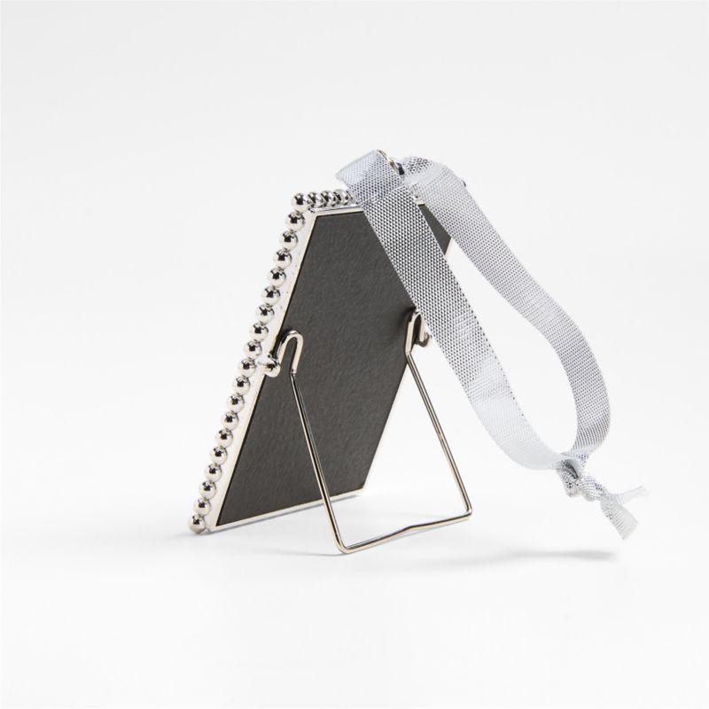 Silver Dot 2024 Frame Christmas Ornament