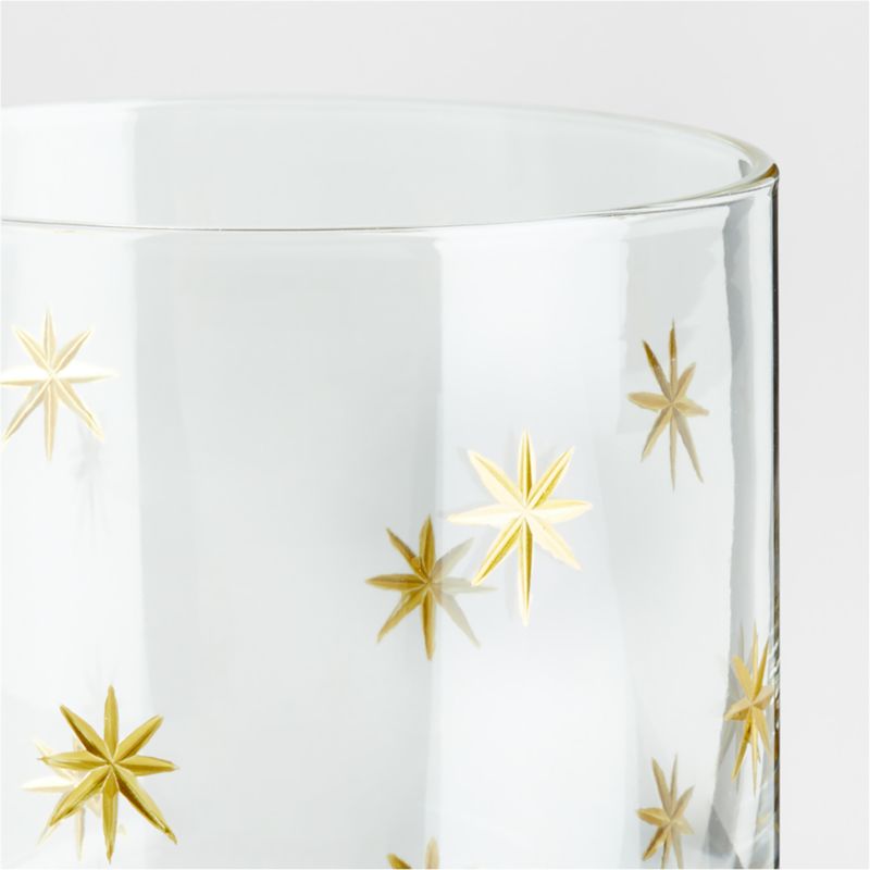 Gold Star Etched 8.5-oz. Double Old-Fashioned Glass