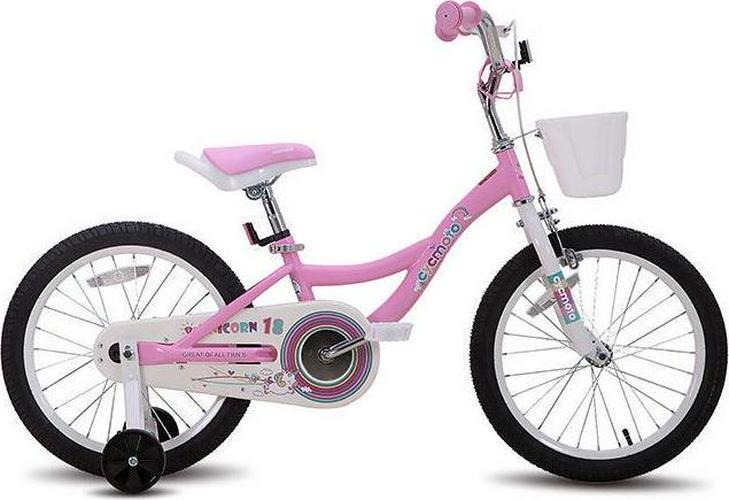 Unicorn Girls Bike for 2-9 Years Old Child, Children s Bicycle with Training Wheels, Basket and Kickstand, Kids  Bicycles