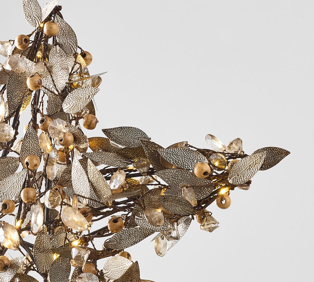 Lit Rustic Glam Star Tree Topper