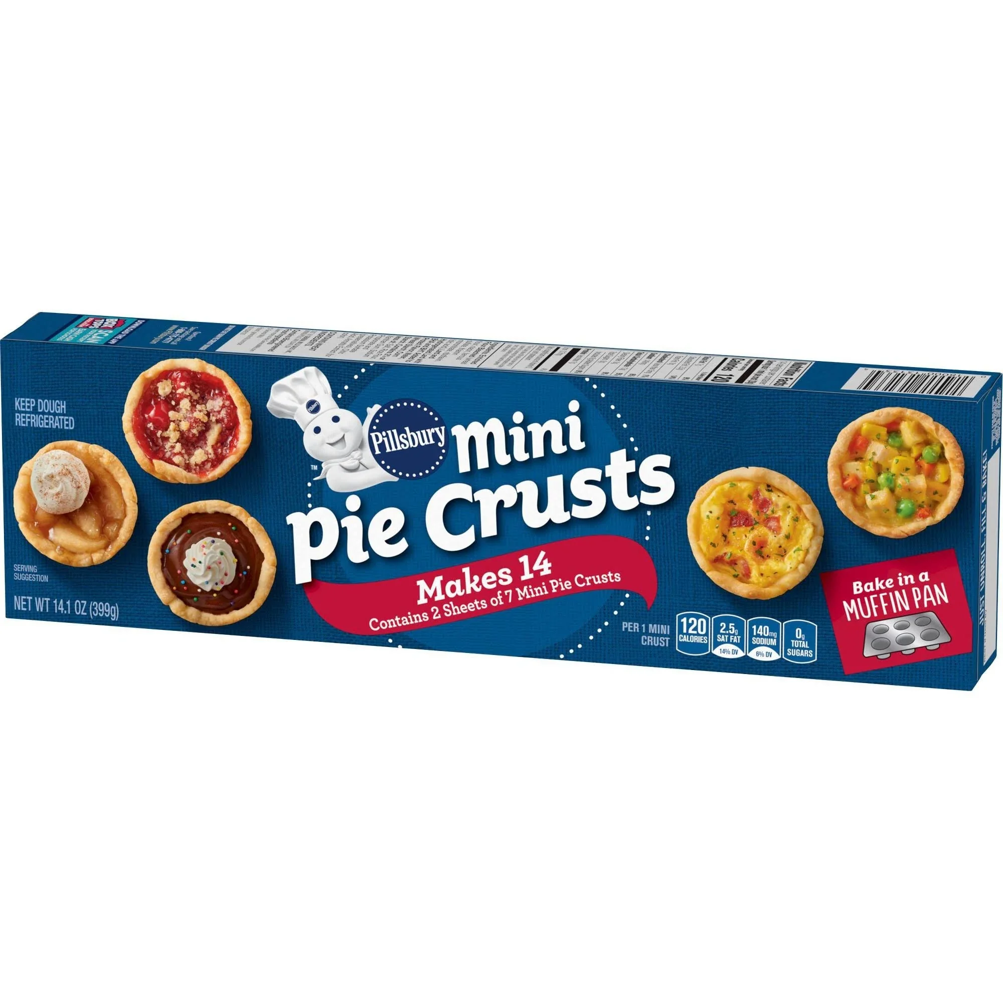 Pillsbury Pie Crusts, Mini - 14.1 oz