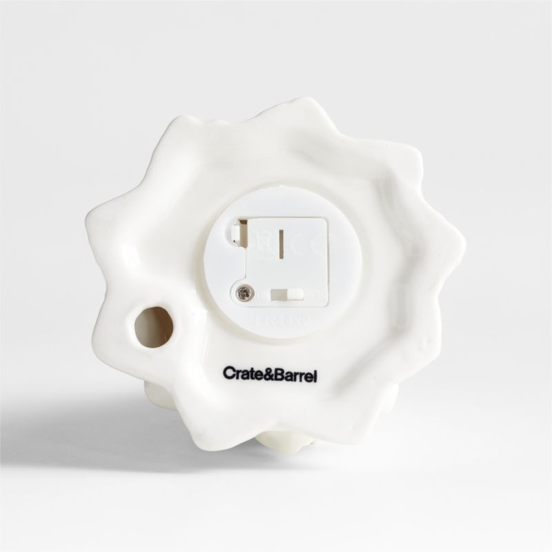 LED Mini White Ceramic Christmas Tree