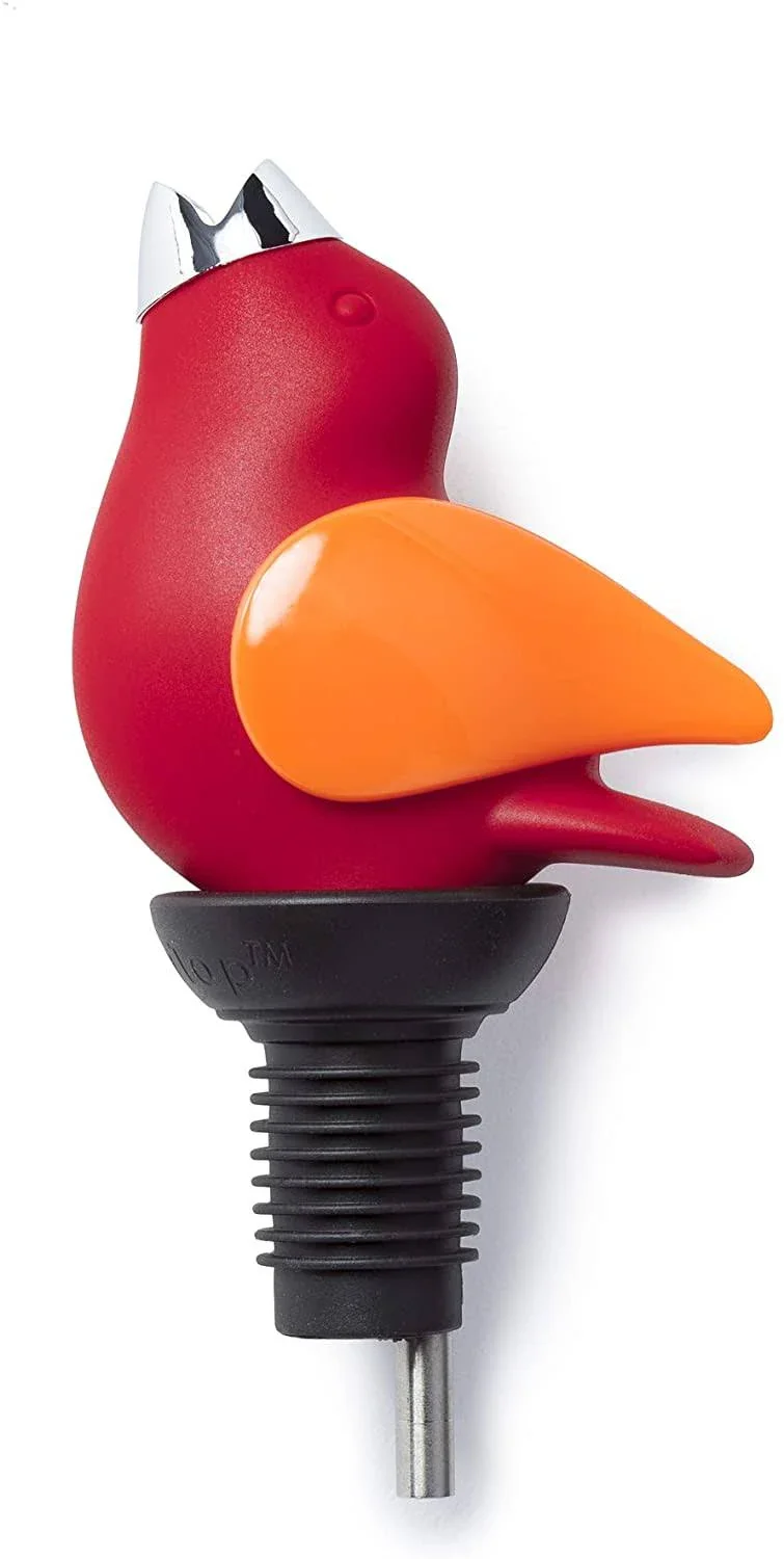 ChirpyTop Wine Pourer (Brown/Copper)