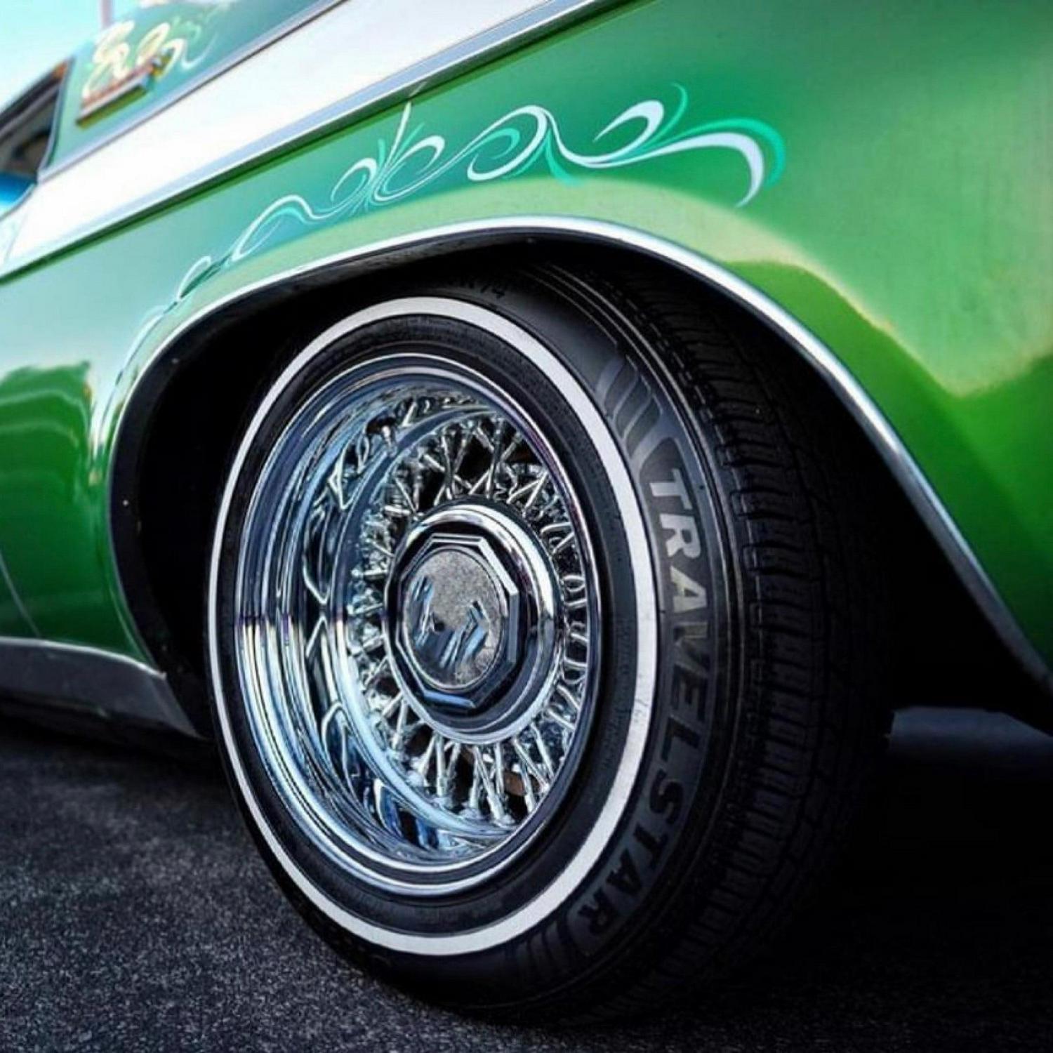 Travelstar UN106 All Season 205/75R14 95S Passenger Tire 205/75/14,White Wall 18mm