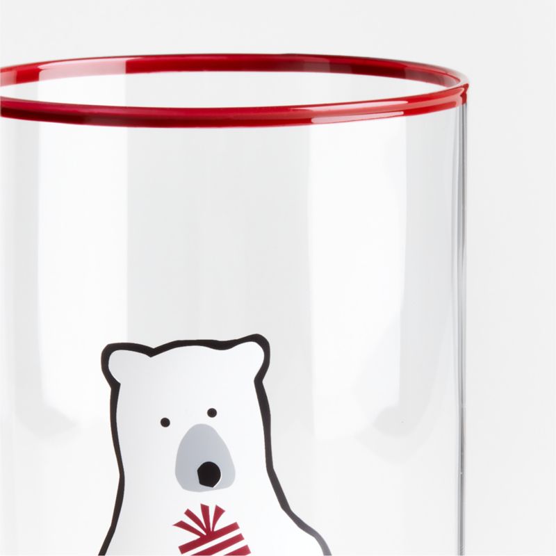 Arctic Friends 18-Oz. Highball Glasses, Set of 4 by Joan Anderson