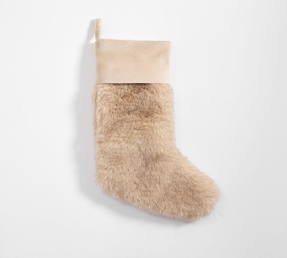Mink Faux Fur Stocking