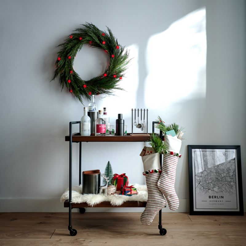 Faux Cypress Wreath 26