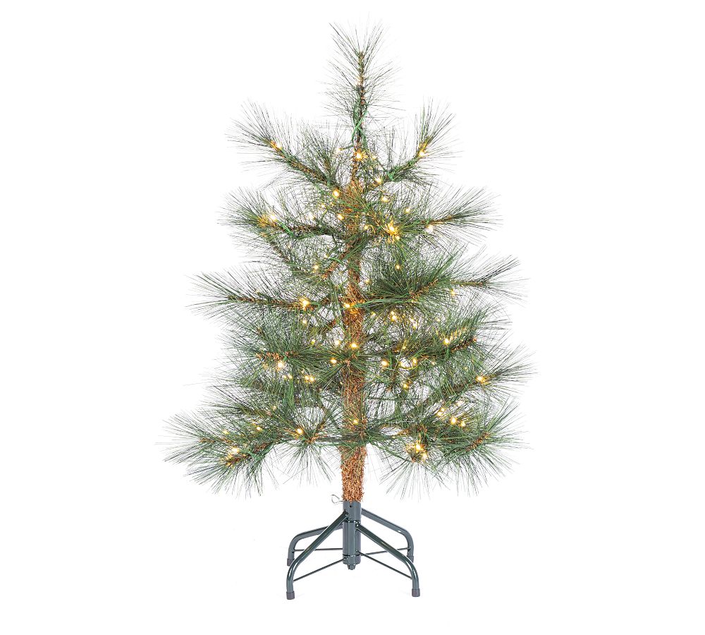 Faux Lit Needle Pine Tree