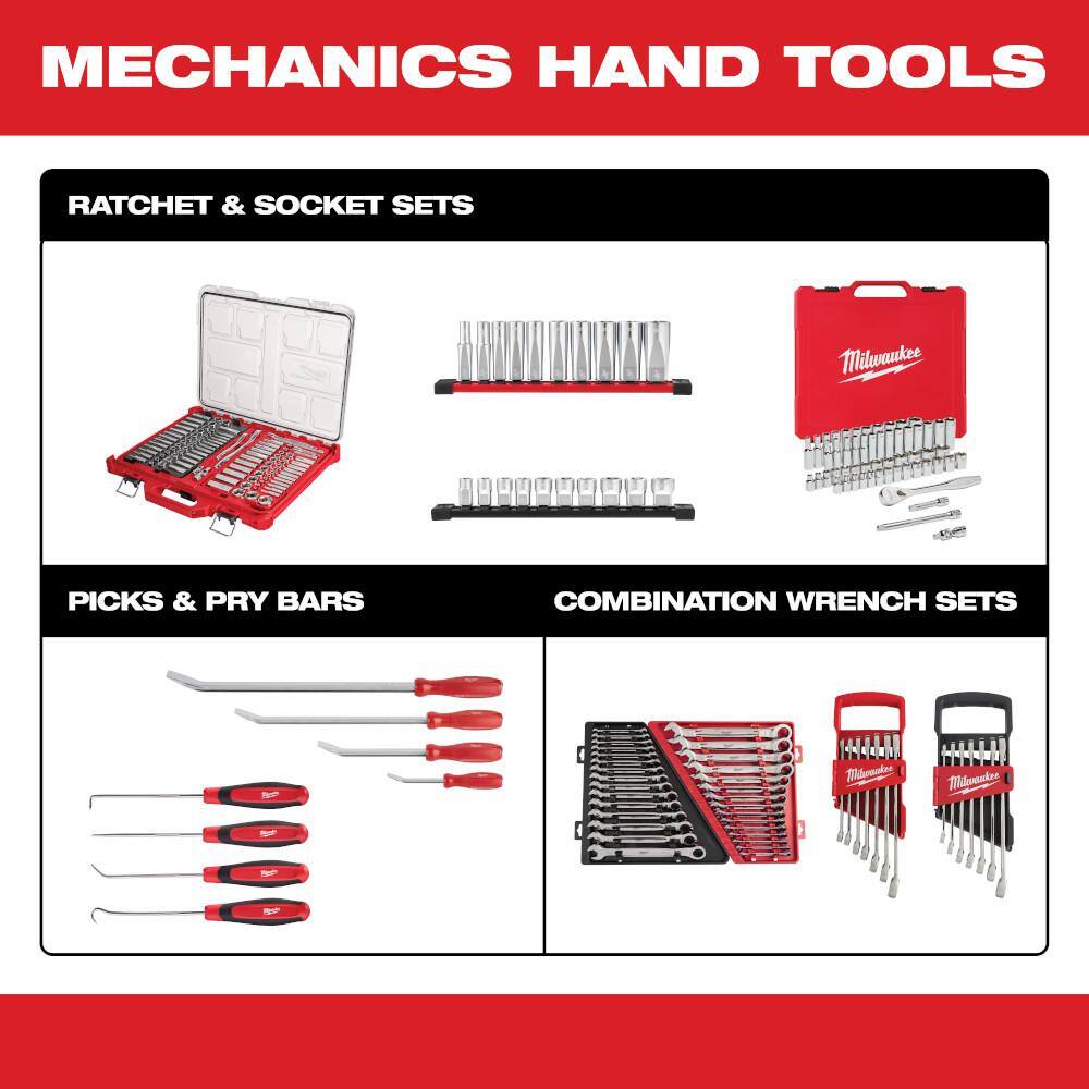 48-22-9410 1/2 in. Drive SAE Ratchet and Socket Mechanics Tool Set (22-Piece)