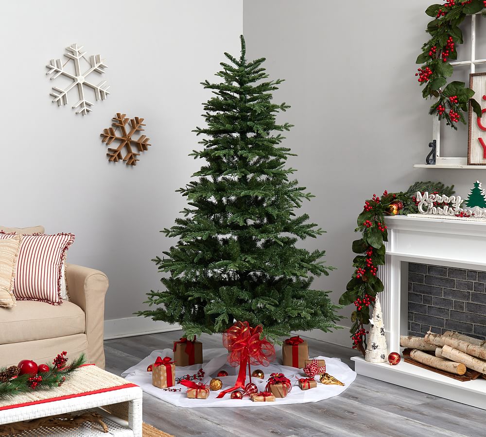 Faux Lit Montreal Spruce Tree