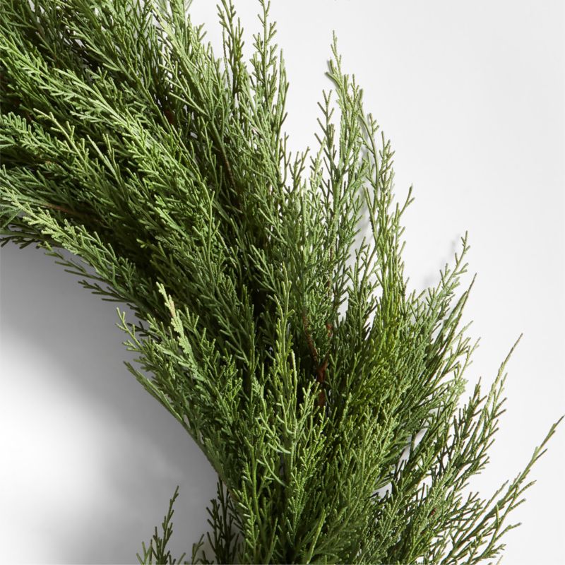 Faux Cypress Wreath 26