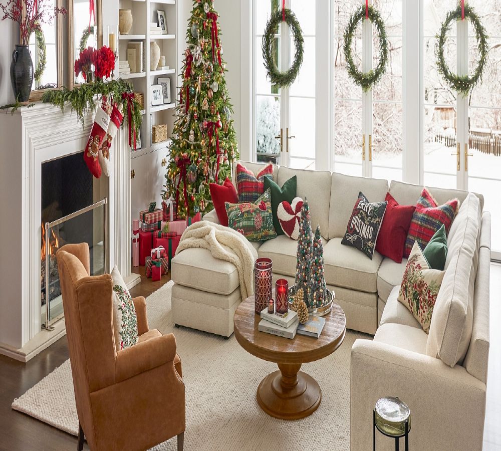 Holiday Icons Crewel Stockings