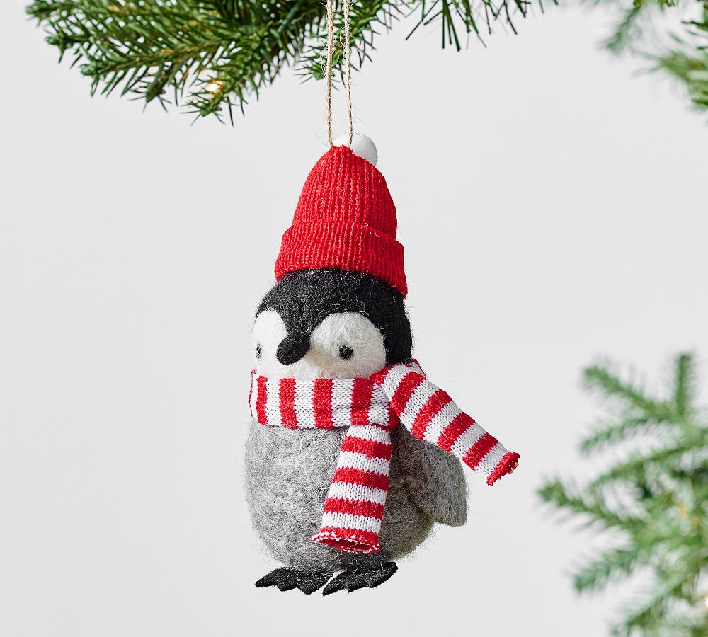Felt Penguin Ornament