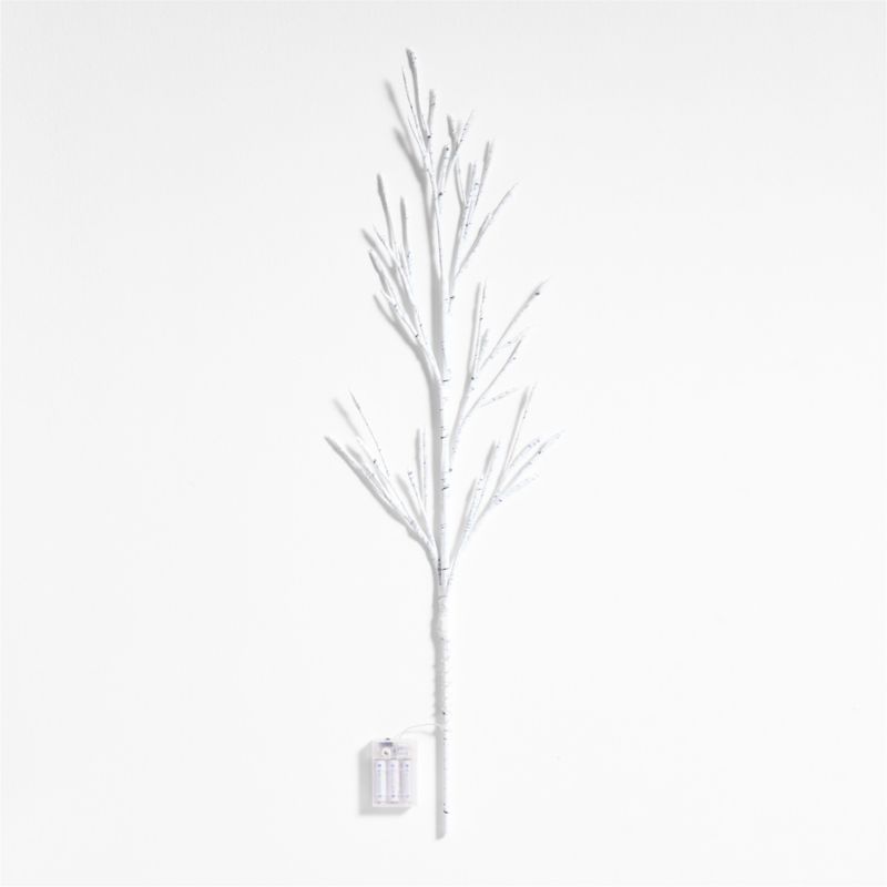 Faux Birch Pre-Lit Stem 40