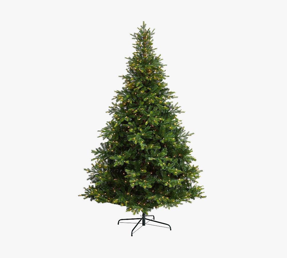 Lit North Carolina Spruce Faux Christmas Tree