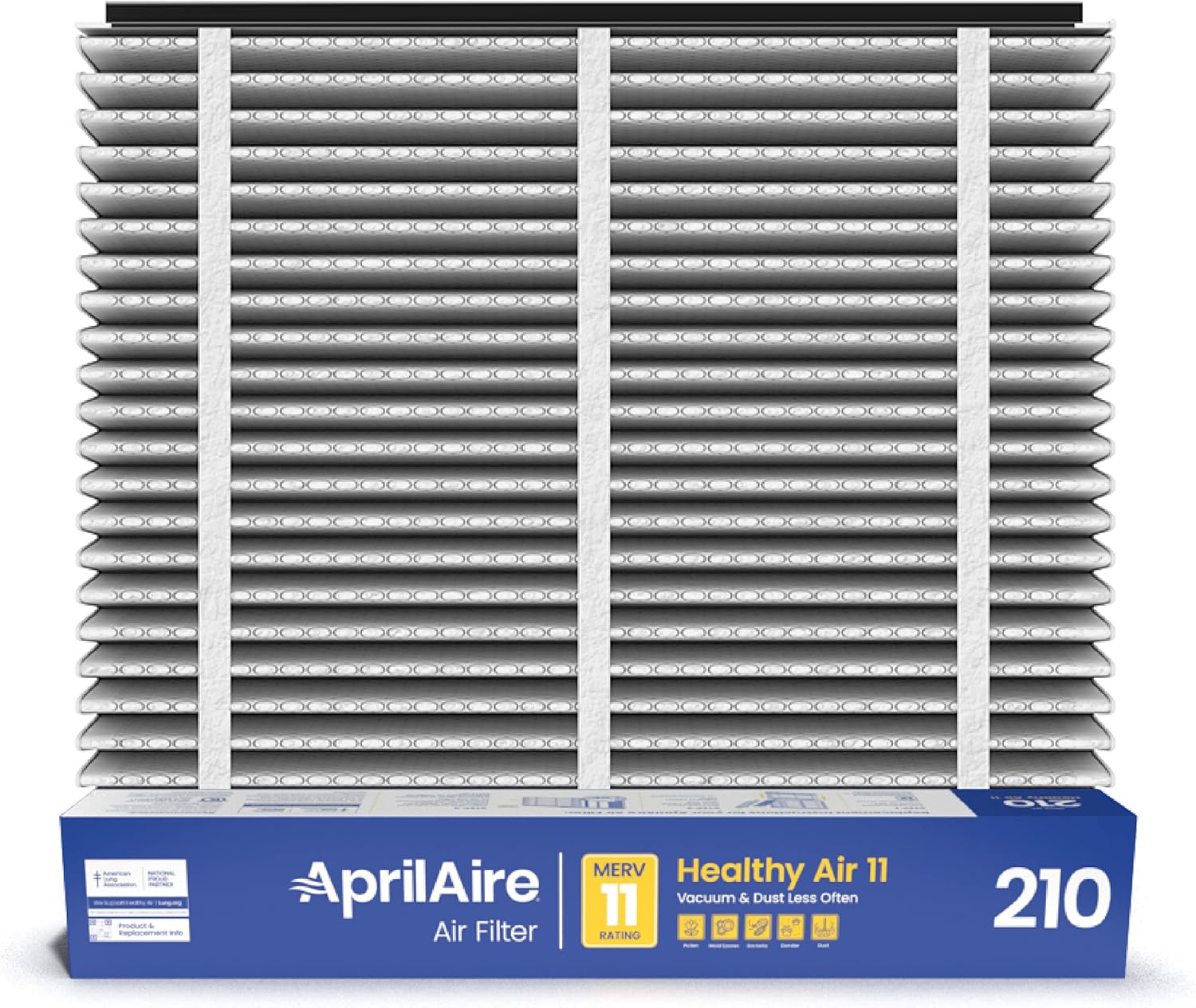 AprilAire 210 Replacement Filter for AprilAire Whole House Air Purifiers �?MERV 11  Clean Air & Dust  20x25x4 Air Filter (Pack of 1)