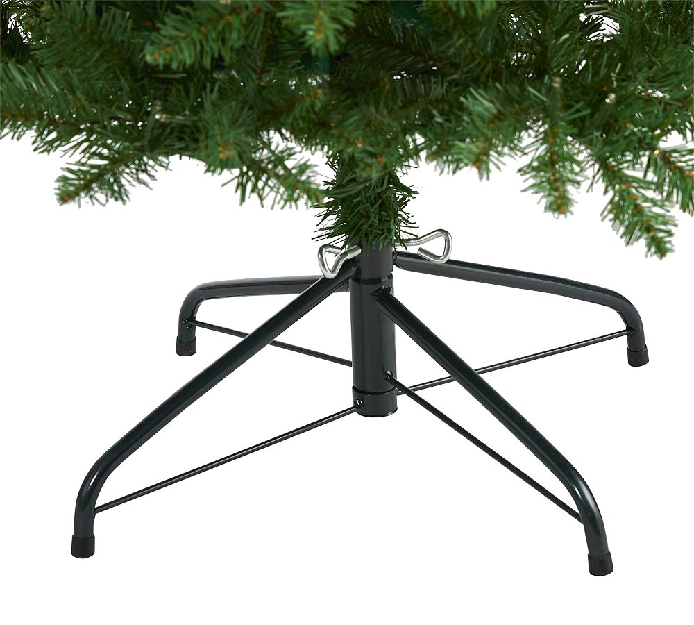 Faux Lit Slim Mountain Pine Tree