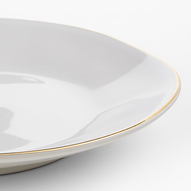 Marin Gold Rim Stoneware Salad Plate