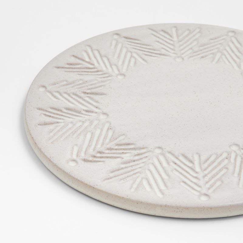 White Trees Stoneware Trivet