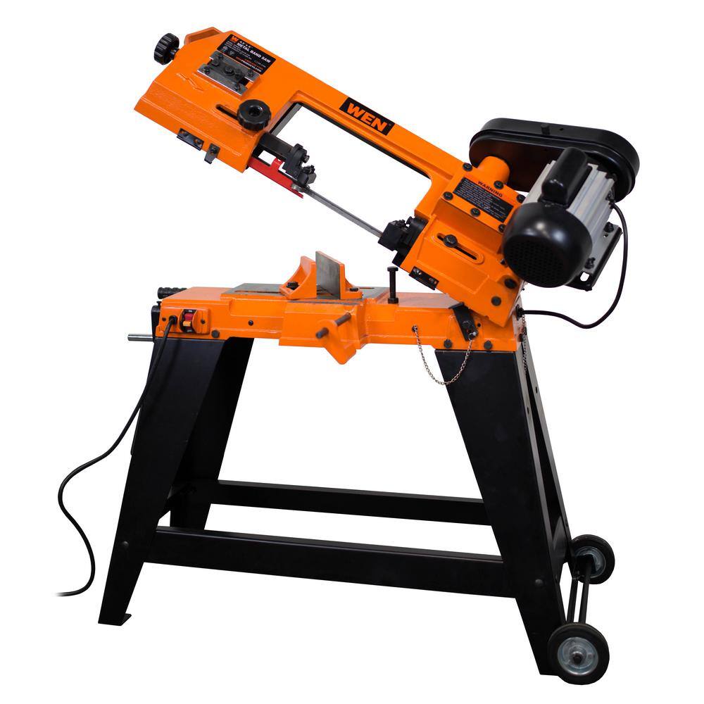 BA4664 4 in. x 6 in. Metal-Cutting Band Saw with Stand