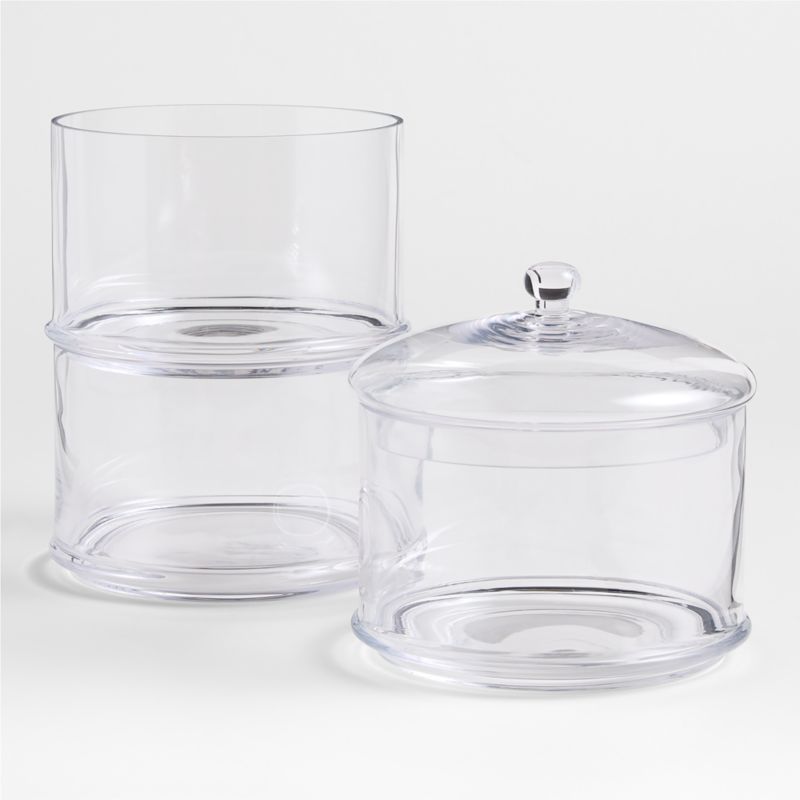 3-Tier Glass Cookie Jar
