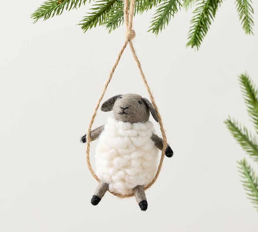 Swinging Sheep Ornament