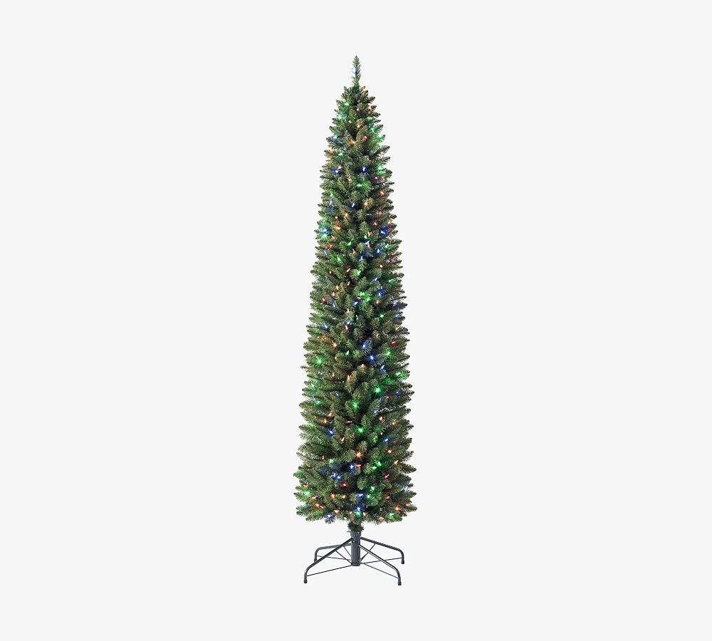 Pre-Lit Empire Pencil Artificial Christmas Tree