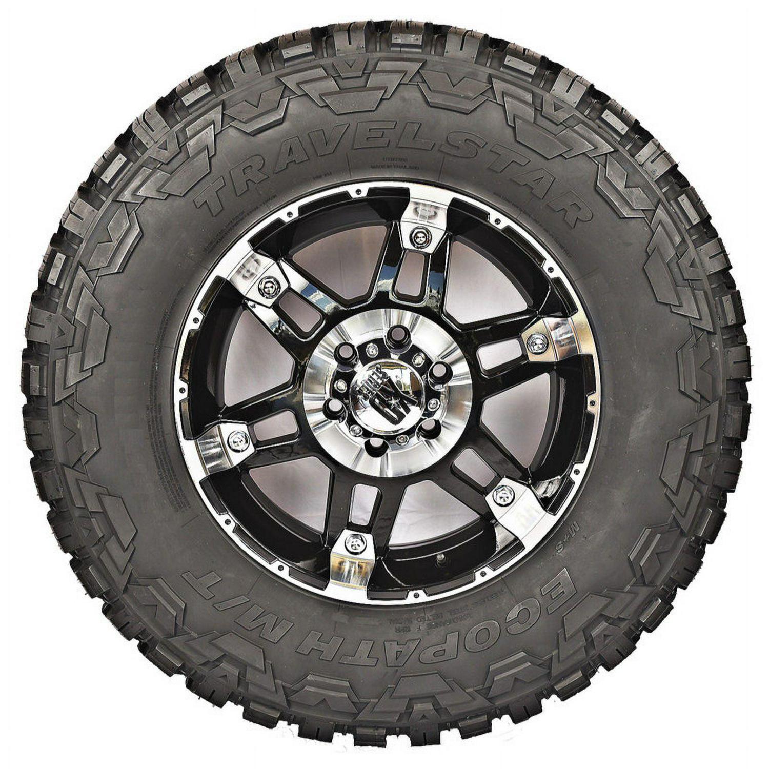 Travelstar ECOPATH M/T 33X12.50R24 10 Ply 104Q Load Range E SUV Light Truck Mud Terrain Tire 33/12.50/24 MT (Tire Only)