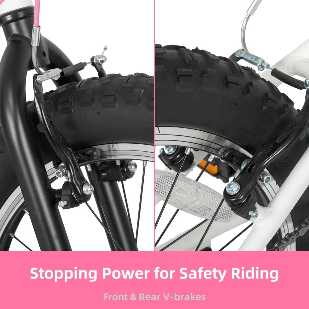 Mountain Bike for Kids Ages 7-12 Year Old, Fat Tire Kids Bike Featuring 7-Speed Shimano Drivetrain, Kids  Bicycle for Boys Girls