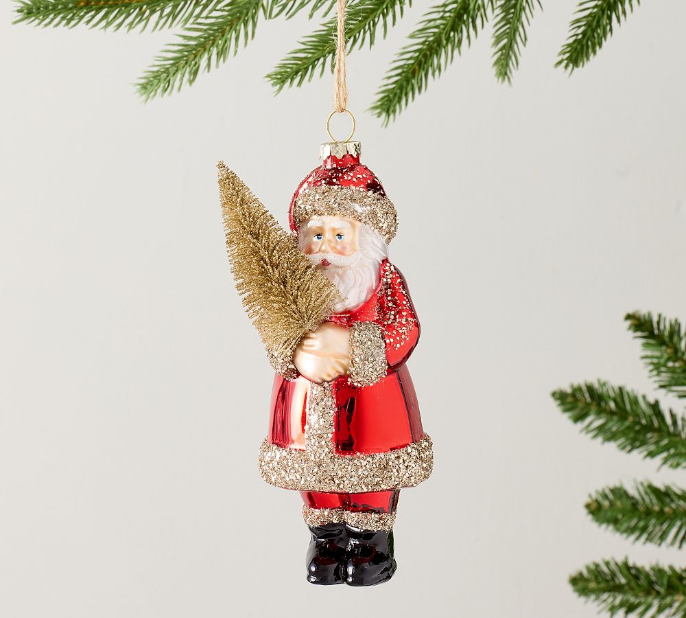 Mercury Santa With Tree Ornament