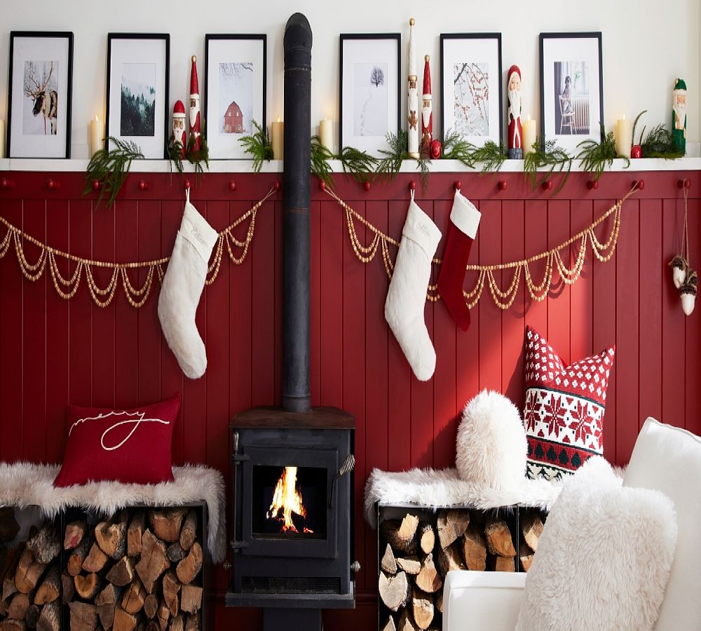 Faux Fur Alpaca Stocking