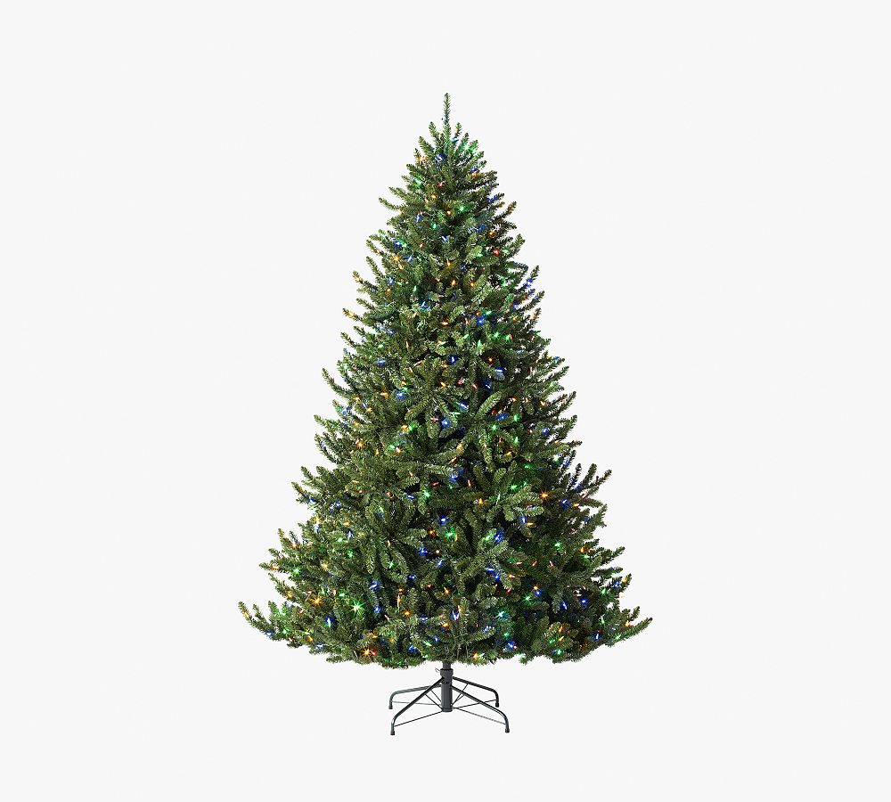 Lit Valley Fir Faux Christmas Tree
