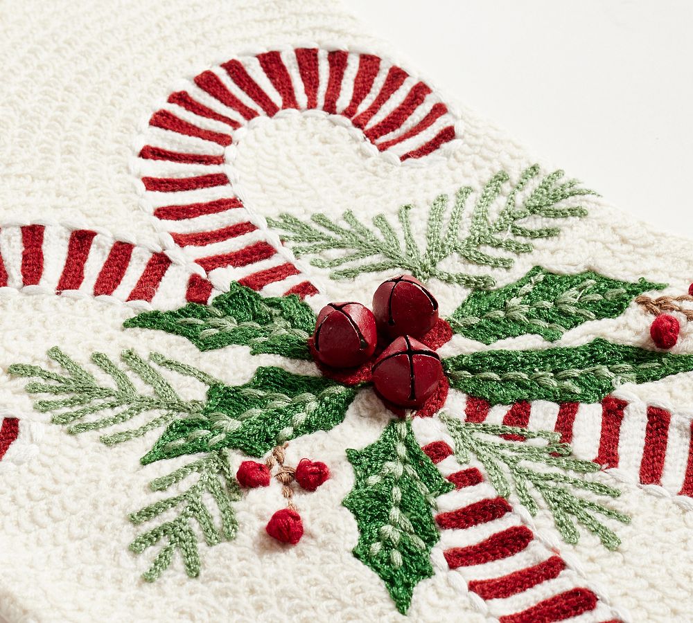 Holiday Icons Crewel Stockings