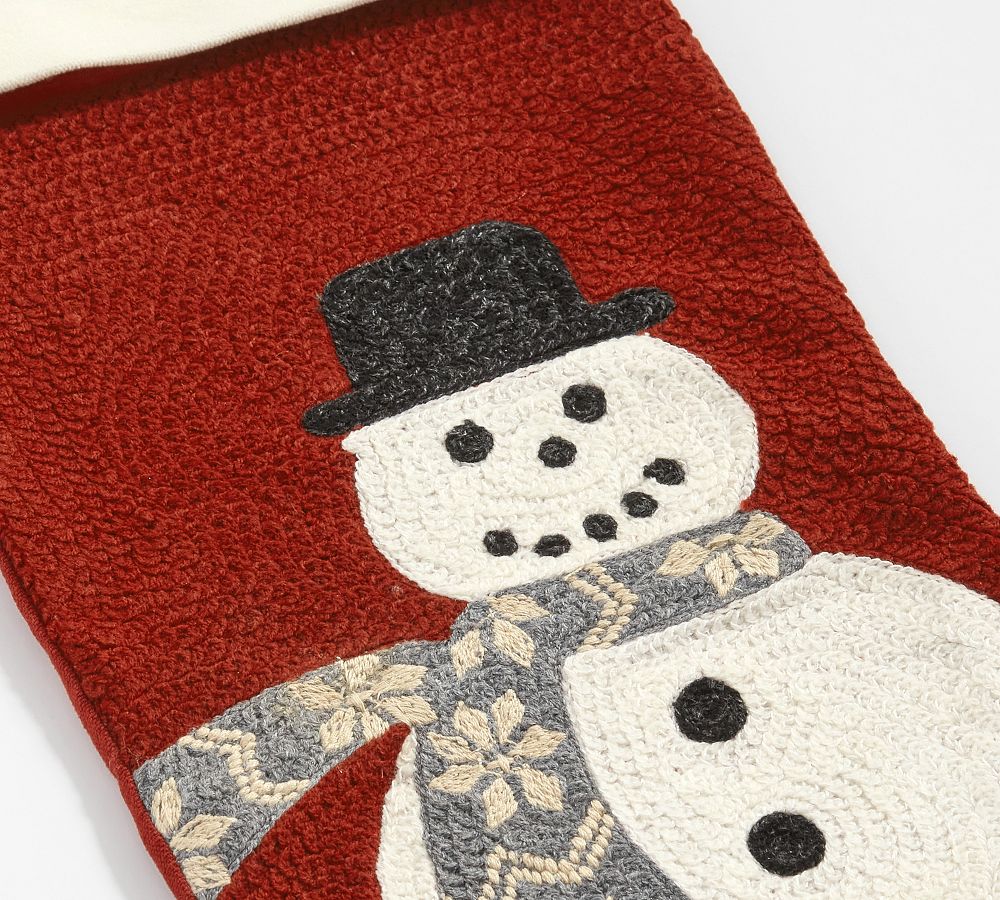 Holiday Icons Crewel Stockings