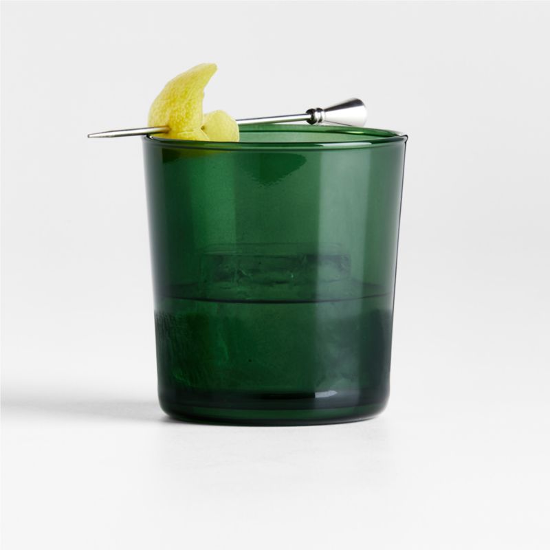 Bodega 12-Oz. Double Old-Fashioned Green Glass