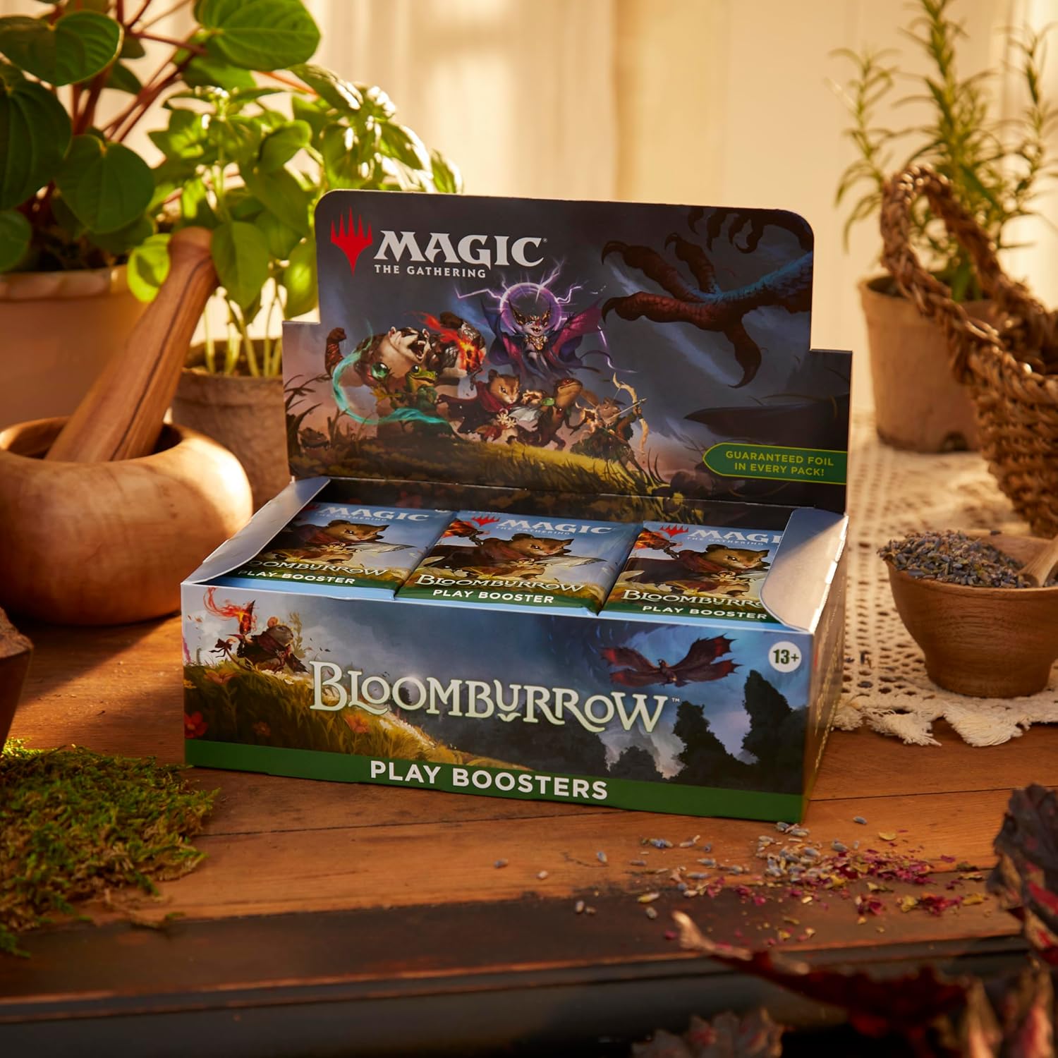Magic: The Gathering Bloomburrow Play Booster Box �?36 Packs (504 Magic Cards)