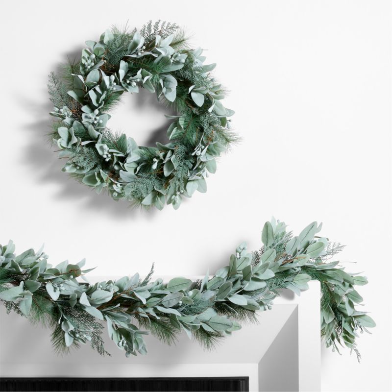 Spruce & Eucalyptus Holiday Wreath & Garland Set
