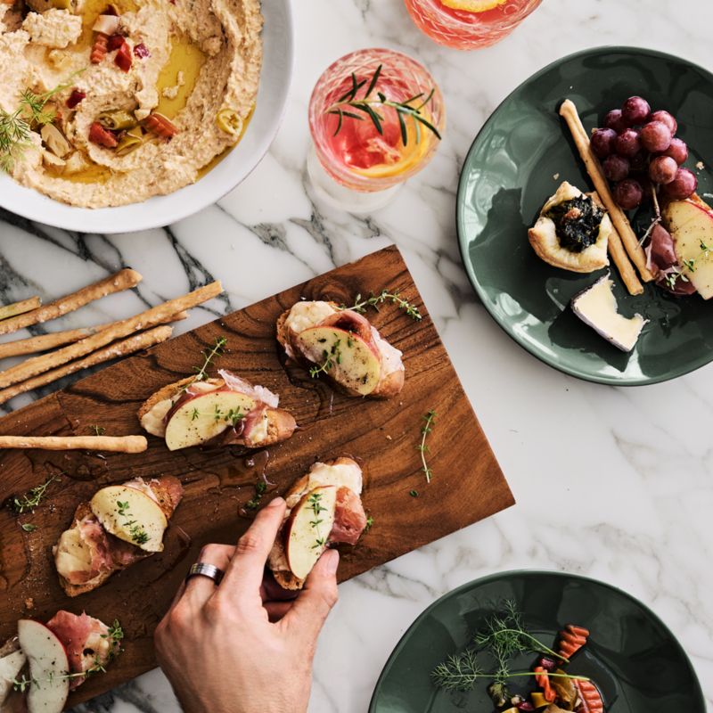 Marin Pine Green Stoneware Salad Plate