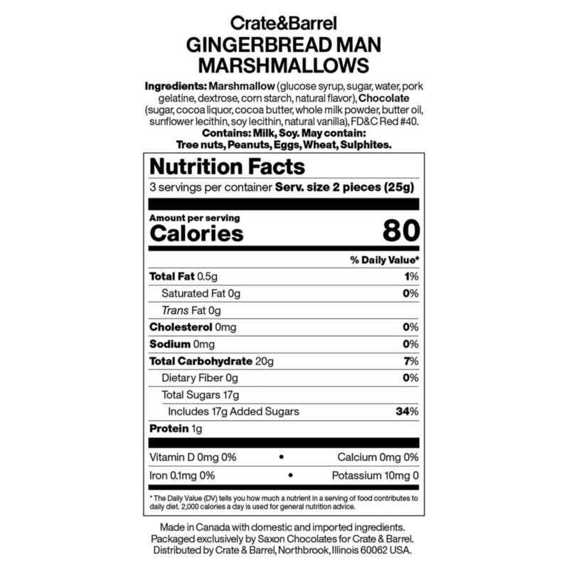 Gingerbread Man Marshmallows