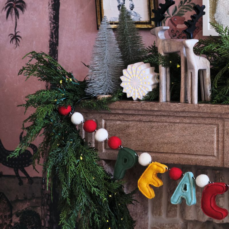 Small LED White Holiday Ceramic Snowflake 4