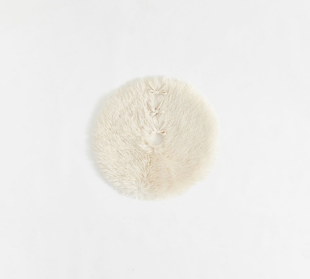 Luxe Faux Fur Mini Tree Skirt