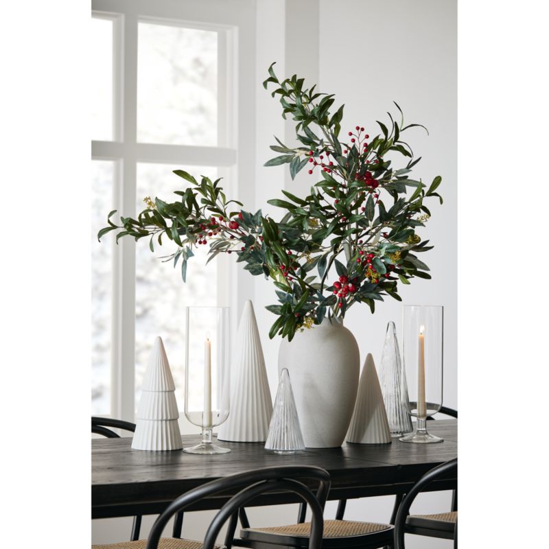 Faux Olive and Berry Stem 40