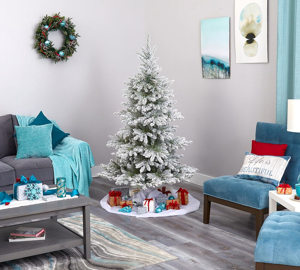 Faux Lit West Virginia Spruce Tree